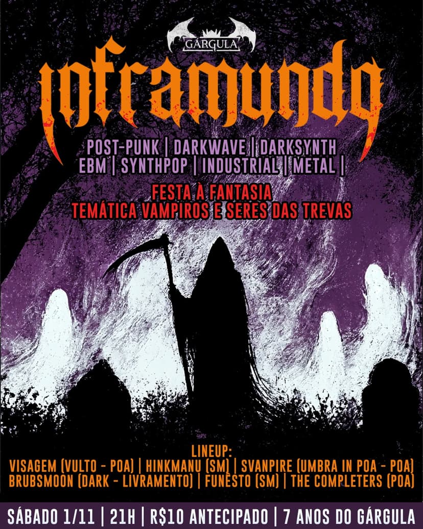 The Completers faz show no Gárgula (Santa Maria) neste sábado (01/11)