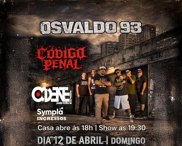 Código Penal e L.O.R.D.S domingo (12), no Ocidente